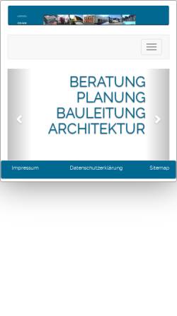 Vorschau der mobilen Webseite www.ab-grimm.de, Architekt Bruno Grimm