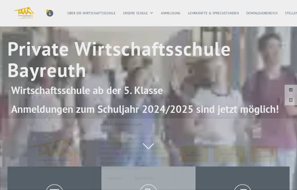 Vorschau von www.pws-bayreuth.de, Schulhaus Bildungseinrichtungen gGmbH