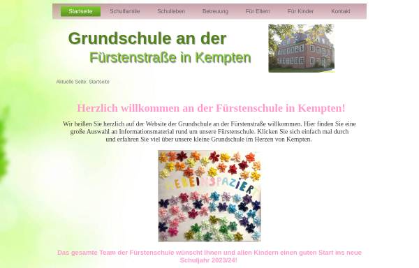 Vorschau von www.fuerstenschule-kempten.de, Fürstenschule