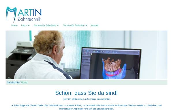 Vorschau von www.martin-zahntechnik.de, Martin Zahntechnik GmbH