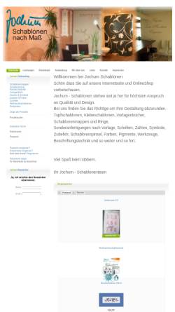 Vorschau der mobilen Webseite www.jochum.de, Jochum Schablonen GmbH