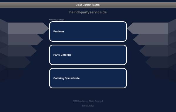 Vorschau von heindl-partyservice.de, Partyservice Hermann Heindl