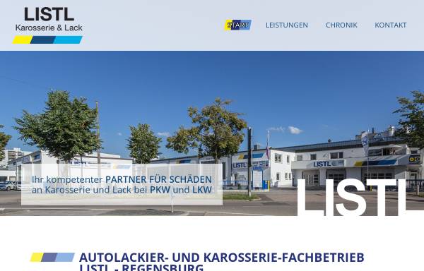 Vorschau von www.listl-karosserie-lack.de, Autolackier- und Karosserie-Fachbetrieb Listl GmbH
