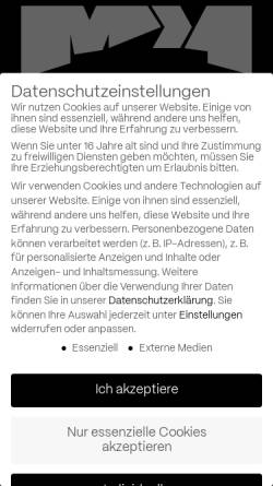 Vorschau der mobilen Webseite www.mach1-club.de, Mach 1
