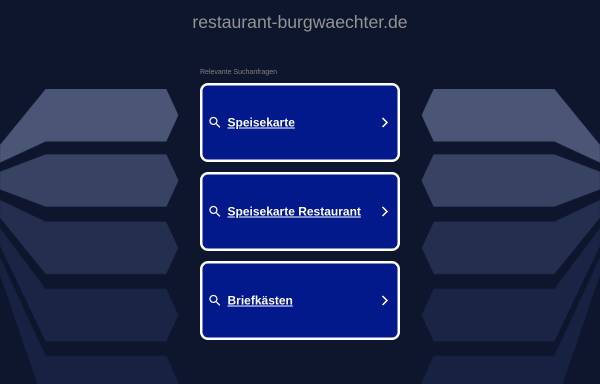 Vorschau von restaurant-burgwaechter.de, Restaurant Burgwächter