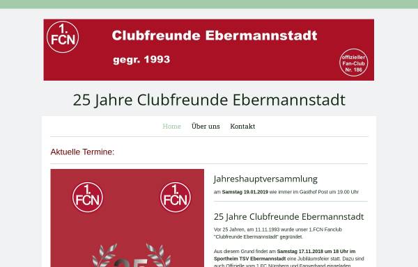 Vorschau von clubfreunde-ebermannstadt.jimdo.com, Clubfreunde Ebermannstadt