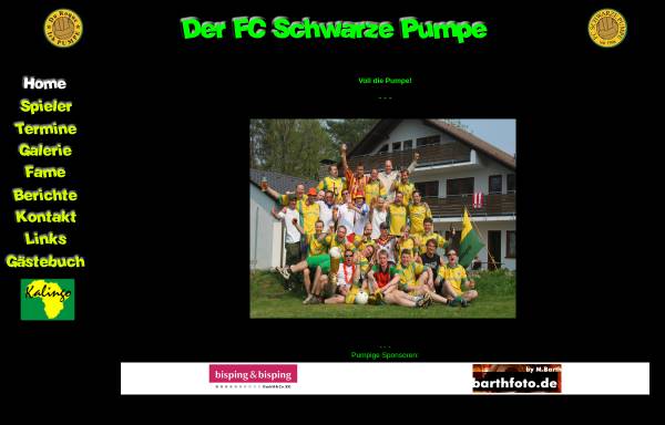 Vorschau von www.schwarze-pumpe.de, FC Schwarze Pumpe