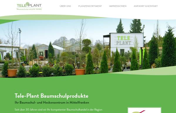 Vorschau von www.tele-plant.de, Tele-Plant Baumschulprodukte GmbH