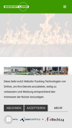 Vorschau der mobilen Webseite baustoffunion.de, Baustoff Union GmbH & Co. KG