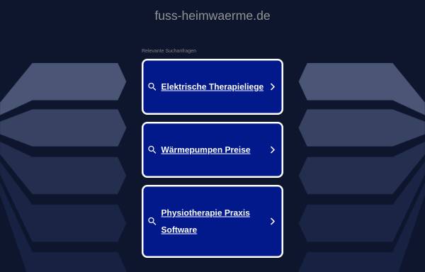 Vorschau von www.fuss-heimwaerme.de, Heimwärme GmbH