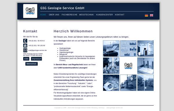 Vorschau von www.geologie-service.de, GSG Geologie-Service GmbH