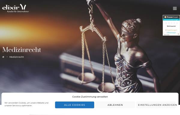 Vorschau von www.heilberufe-recht.de, Anwaltskanzlei Martens
