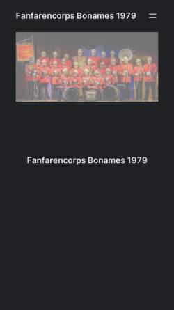 Vorschau der mobilen Webseite www.fcb1979.com, Fanfaren Corps Bonames 1979 e.V.