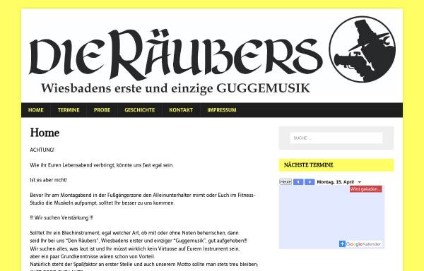Vorschau von www.raeubers.de, Die Räubers