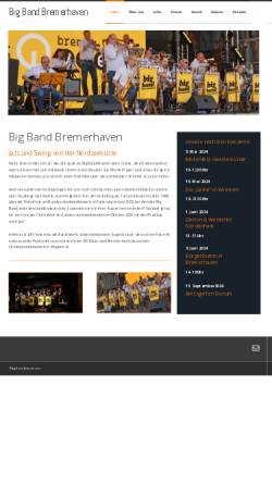 Vorschau der mobilen Webseite www.bigband-bremerhaven.de, Big Band Bremerhaven