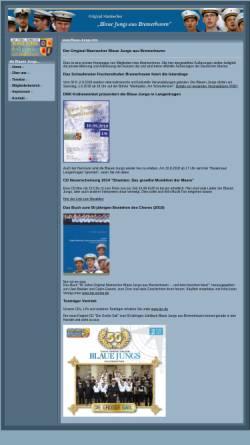 Vorschau der mobilen Webseite www.blaue-jungs.info, Blaue Jungs