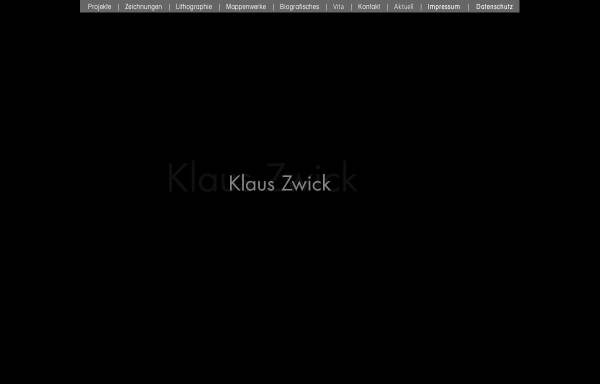 Vorschau von www.klauszwick.de, Klaus Zwick