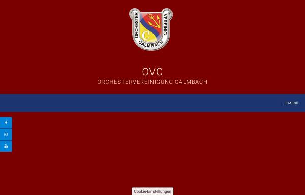 Vorschau von www.ov-calmbach.de, Orchestervereinigung Calmbach