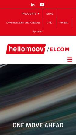 Vorschau der mobilen Webseite elcom-automation.de, Elcom Deutschland GmbH