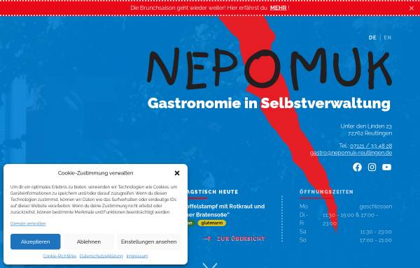 Vorschau von www.cafe-nepomuk.de, Café Nepomuk