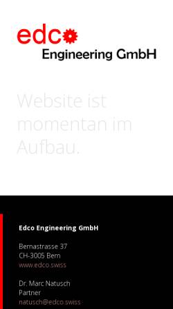 Vorschau der mobilen Webseite www.edco.de, EDCO GmbH