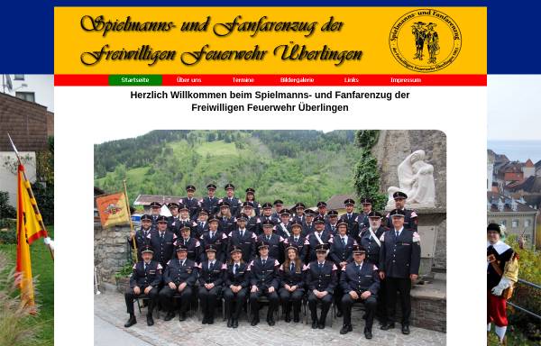 Vorschau von www.spielmannszug-ueberlingen.de, Spielmanns- und Fanfarenzug der Freiwilligen Feuerwehr