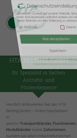 Vorschau der mobilen Webseite hta-belting.de, HTA Uwe Harstrick