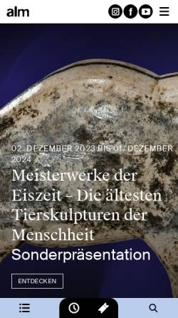 Vorschau der mobilen Webseite www.konstanz.alm-bw.de, Archäologisches Landesmuseum