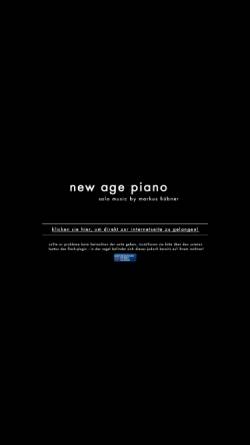 Vorschau der mobilen Webseite www.new-age-piano.de, Markus Hübner