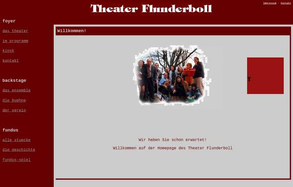 Vorschau von www.flunderboll.de, Theater Flunderboll