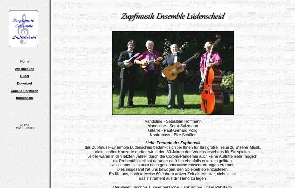 Vorschau von www.pgpolig.de, Zupfmusik-Ensemble