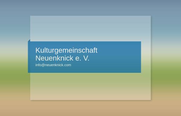 Kulturgemeinschaft Neuenknick e.V.