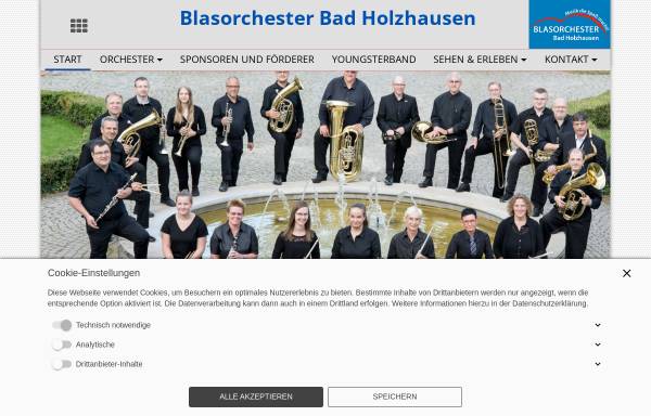 Vorschau von www.blasorchester-holzhausen.de, Blasorchester Holzhausen e.V.