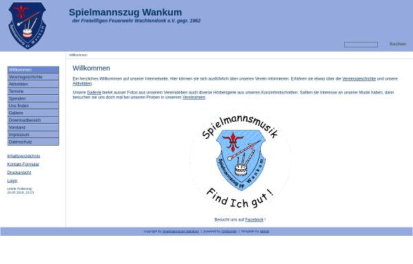 Vorschau von www.spielmannsmusik.de, Spielmannszug Wankum der freiwilligen Feuerwehr Wachtendonk e.V.