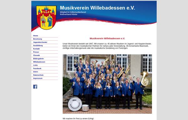 Vorschau von www.musikverein-willebadessen.de, Musikverein Willebadessen e.V.