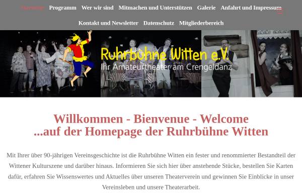 Vorschau von www.ruhrbuehne-witten.de, Ruhrbühne Witten