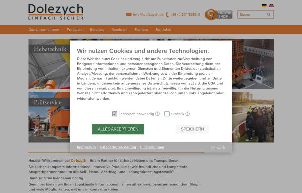 Vorschau von www.dolezych.de, Dolezych GmbH & Co.