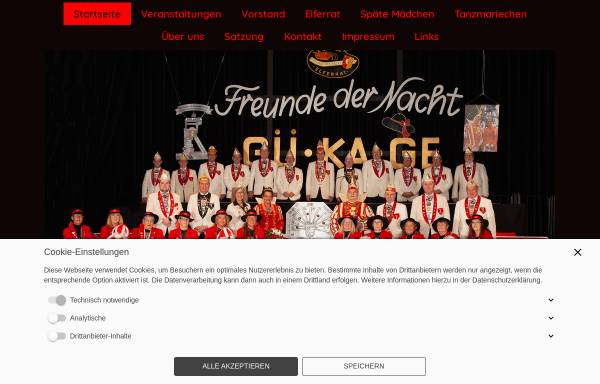 Vorschau von www.guekage.de, Günnigfelder Karnevalsgesellschaft e.V. (Gü-Ka-Ge)