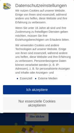 Vorschau der mobilen Webseite www.waescherprinzessin.de, Beueler Wäscherprinzessin