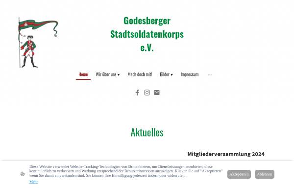 Vorschau von www.godesbergerstadtsoldaten.de, Godesberger Stadtsoldaten e.V.