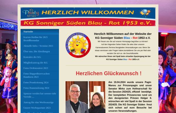 Vorschau von www.kg-sonniger-sueden.de, KG Sonniger Süden 