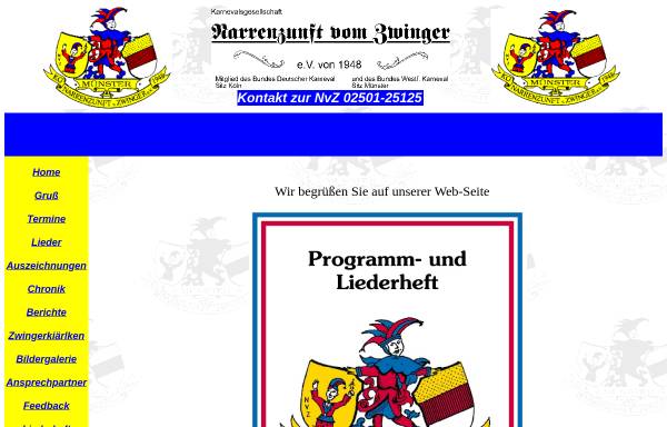 Vorschau von www.nvz.de, KG Narrenzunft vom Zwinger e.V. von 1948