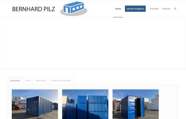 Vorschau von www.pilz-container.de, Bernhard Pilz GmbH