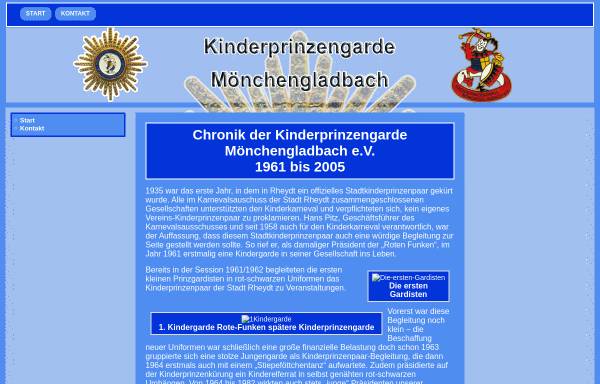 Vorschau von www.kinderprinzengarde-mg.de, Kinderprinzengarde Mönchengladbach e.V.