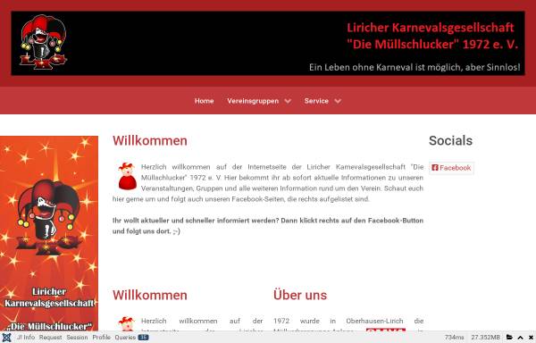 Vorschau von www.lkg-diemuellschlucker.de, Liricher Karnevalsgesellschaft 