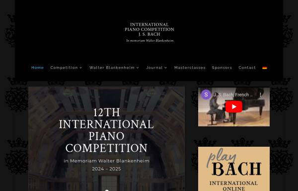 Internationaler Klavierwettbewerb J. S. Bach