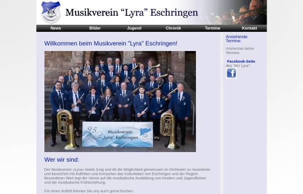 Vorschau von lyra.mbsol.de, Musikverein Lyra Eschringen e.V.