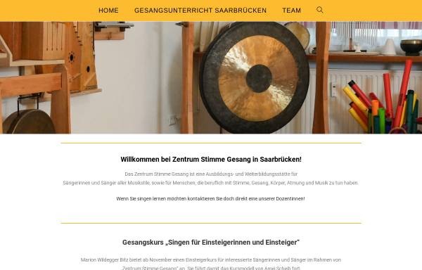 Vorschau von www.stimme-gesang.de, Zentrum Stimme Gesang