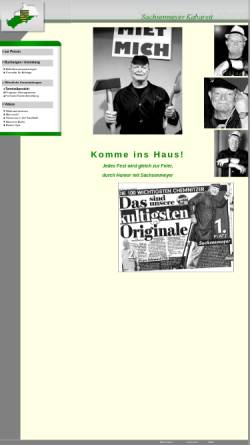Vorschau der mobilen Webseite www.sachsenmeyer-kabarett.de, Kabarett Sachsenmeyer
