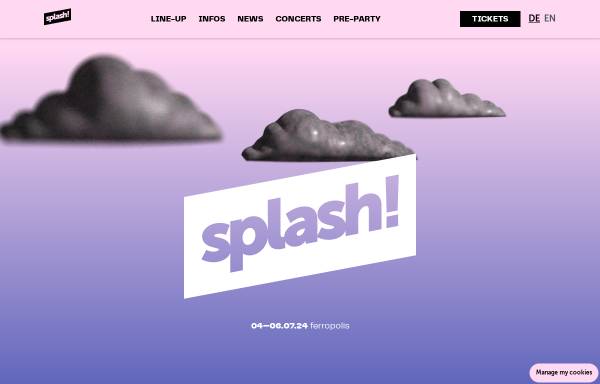 Vorschau von splash-festival.de, Splash! Festival